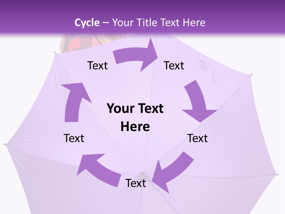 Portrait Teenager Walk PowerPoint Template