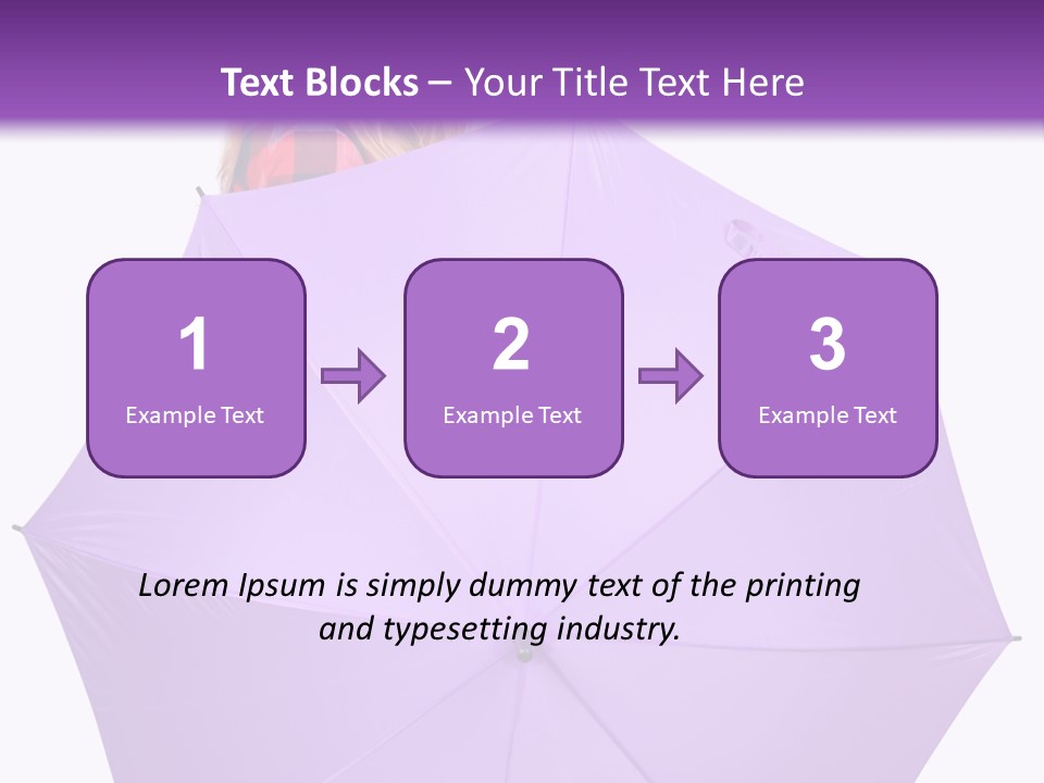 Portrait Teenager Walk PowerPoint Template