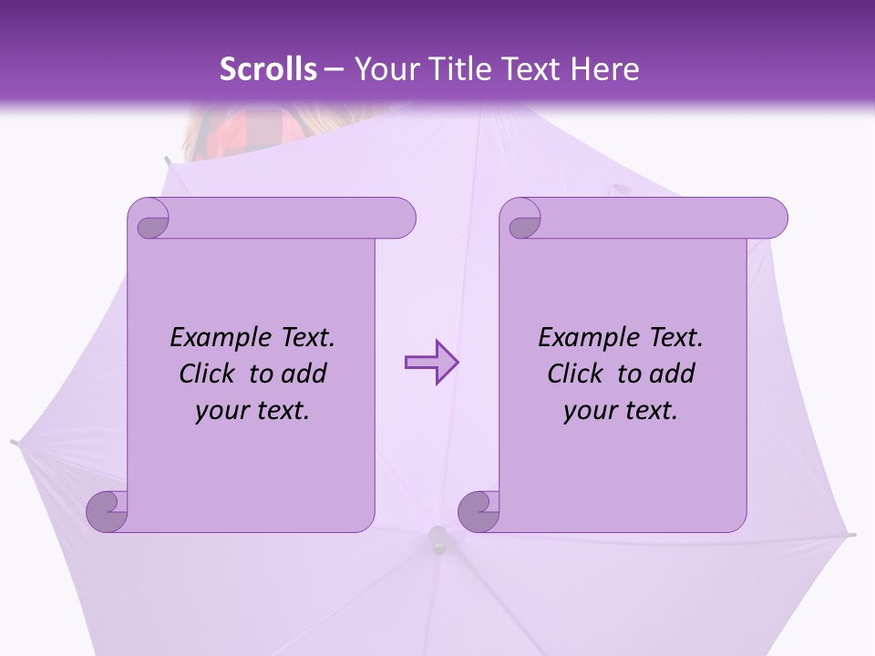 Portrait Teenager Walk PowerPoint Template