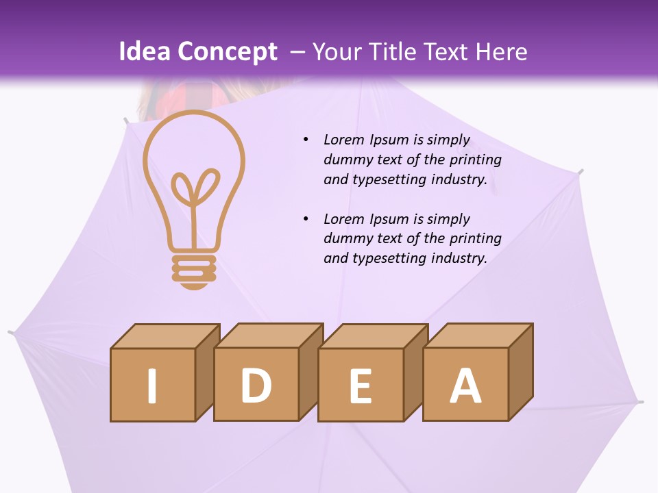 Portrait Teenager Walk PowerPoint Template