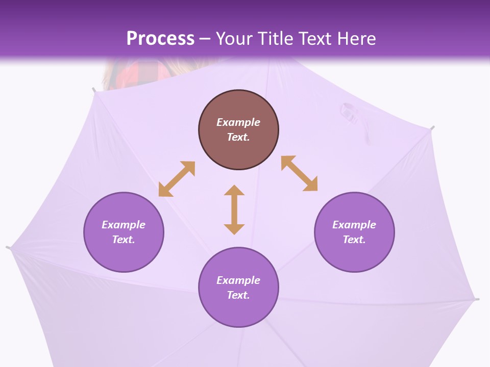 Portrait Teenager Walk PowerPoint Template