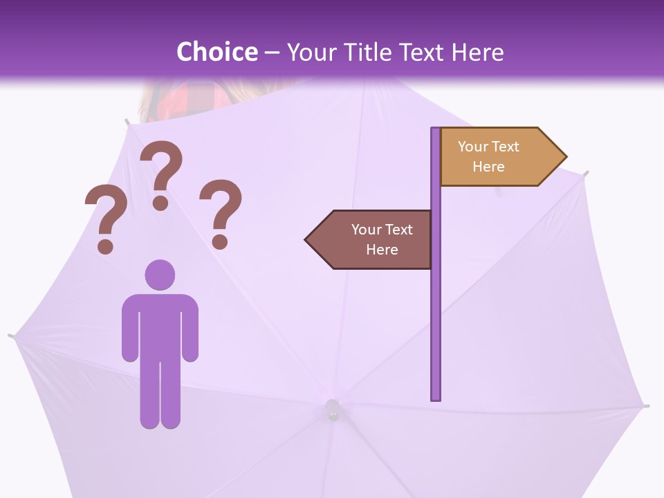 Portrait Teenager Walk PowerPoint Template