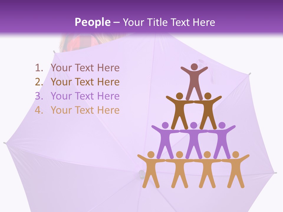 Portrait Teenager Walk PowerPoint Template