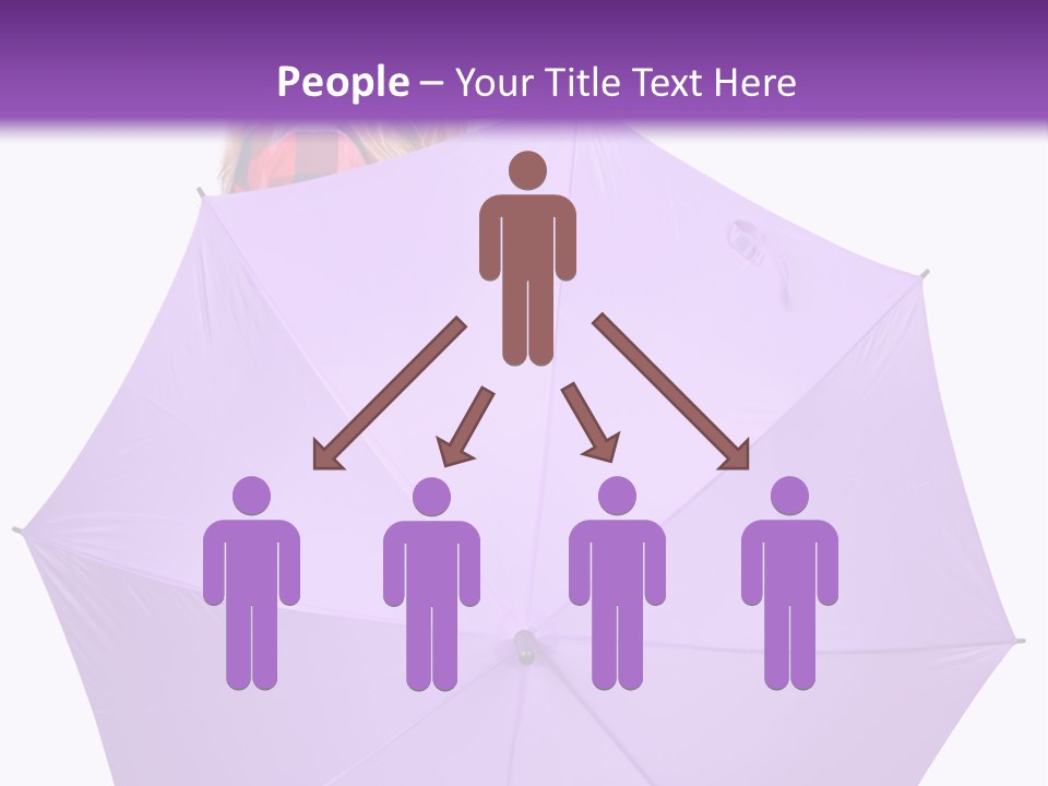 Portrait Teenager Walk PowerPoint Template