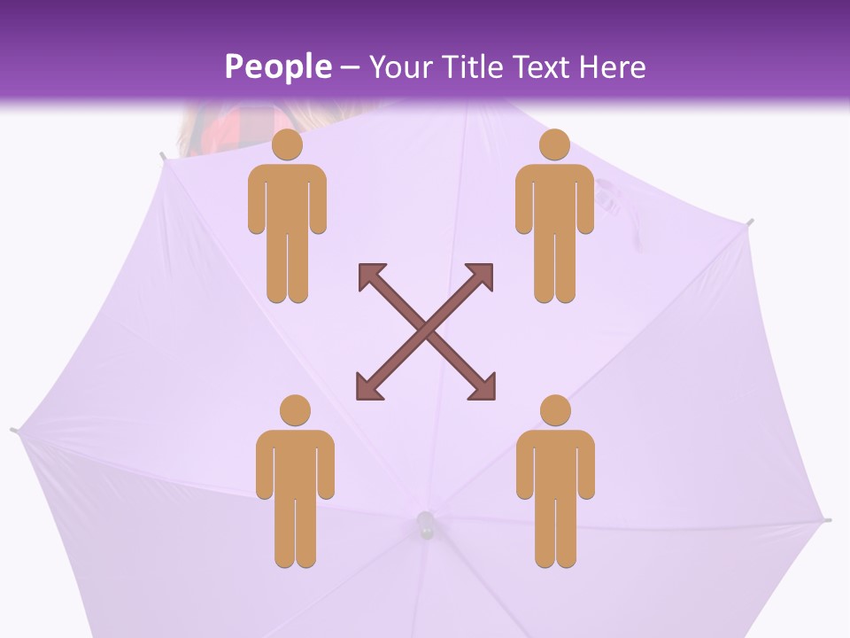 Portrait Teenager Walk PowerPoint Template