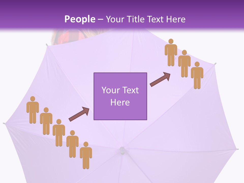 Portrait Teenager Walk PowerPoint Template