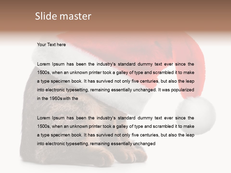 Hide Claus Soft PowerPoint Template