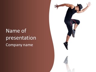 Fitness Skill Posing PowerPoint Template