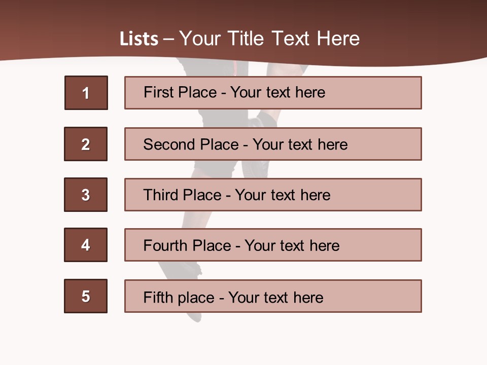 Fitness Skill Posing PowerPoint Template