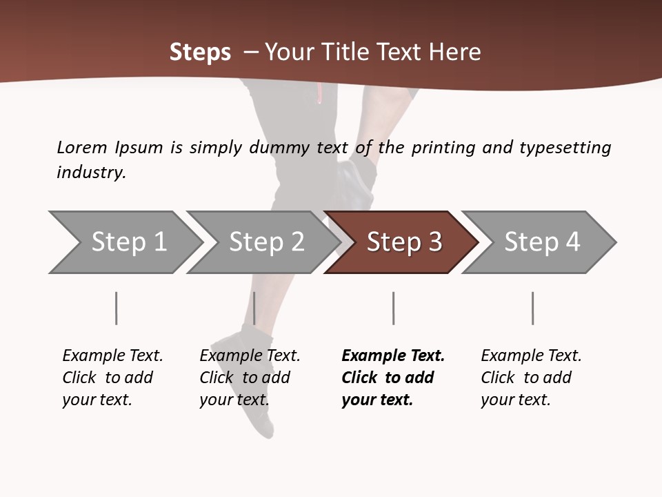 Fitness Skill Posing PowerPoint Template