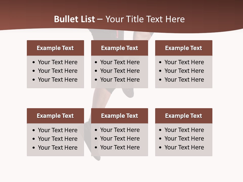 Fitness Skill Posing PowerPoint Template