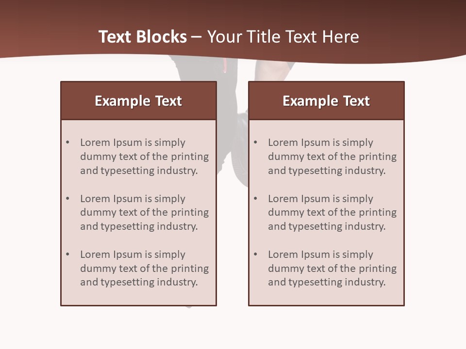 Fitness Skill Posing PowerPoint Template