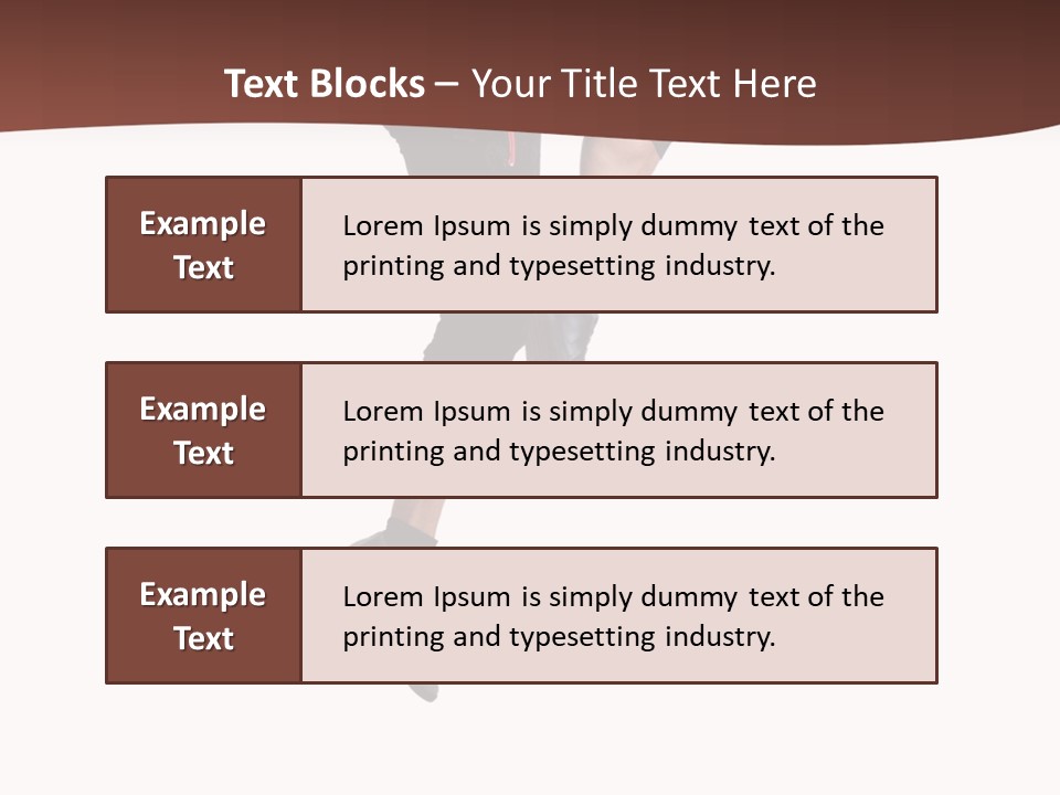 Fitness Skill Posing PowerPoint Template