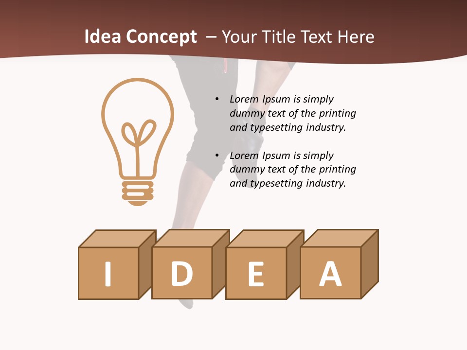 Fitness Skill Posing PowerPoint Template