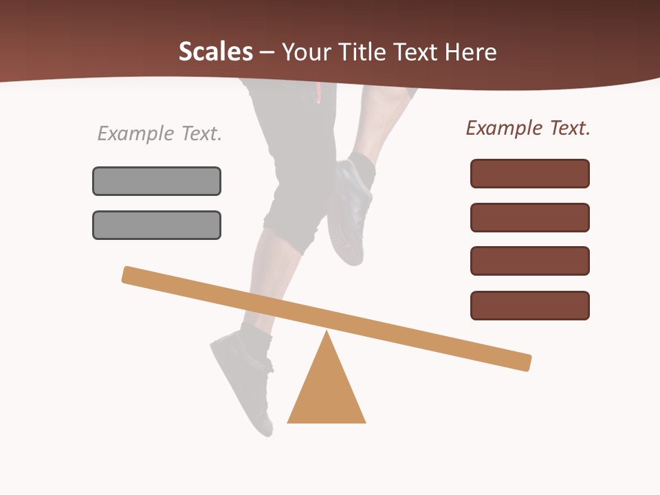 Fitness Skill Posing PowerPoint Template
