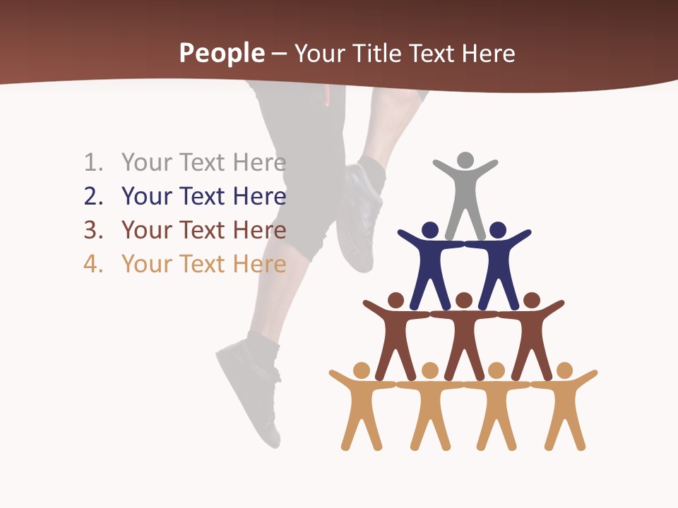 Fitness Skill Posing PowerPoint Template