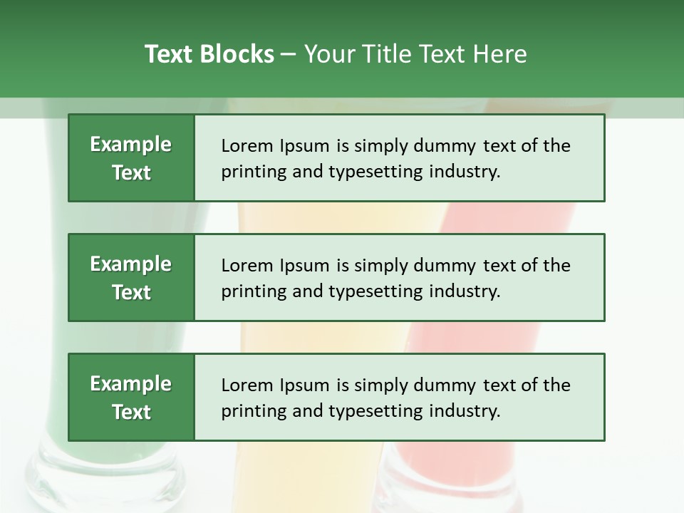 Cocktail Umbrellas White Background Cocktail Parasols PowerPoint Template