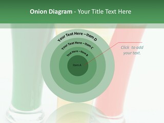 Cocktail Umbrellas White Background Cocktail Parasols PowerPoint Template