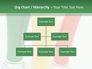 Cocktail Umbrellas White Background Cocktail Parasols PowerPoint Template