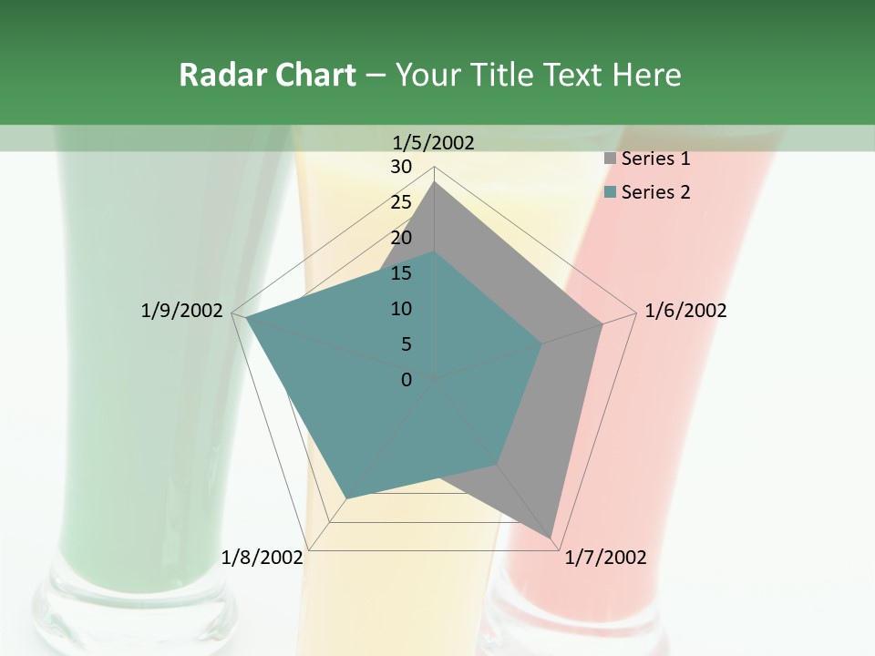 Cocktail Umbrellas White Background Cocktail Parasols PowerPoint Template
