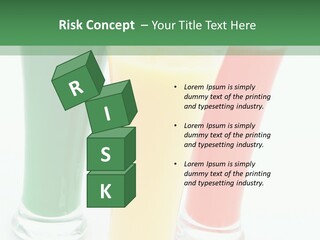 Cocktail Umbrellas White Background Cocktail Parasols PowerPoint Template