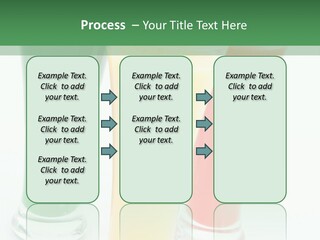 Cocktail Umbrellas White Background Cocktail Parasols PowerPoint Template
