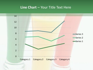 Cocktail Umbrellas White Background Cocktail Parasols PowerPoint Template