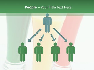 Cocktail Umbrellas White Background Cocktail Parasols PowerPoint Template