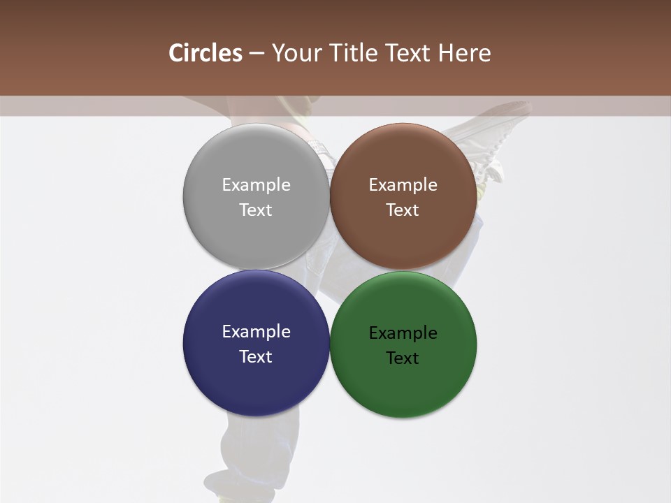 Gymnastic Vertical Fitness PowerPoint Template