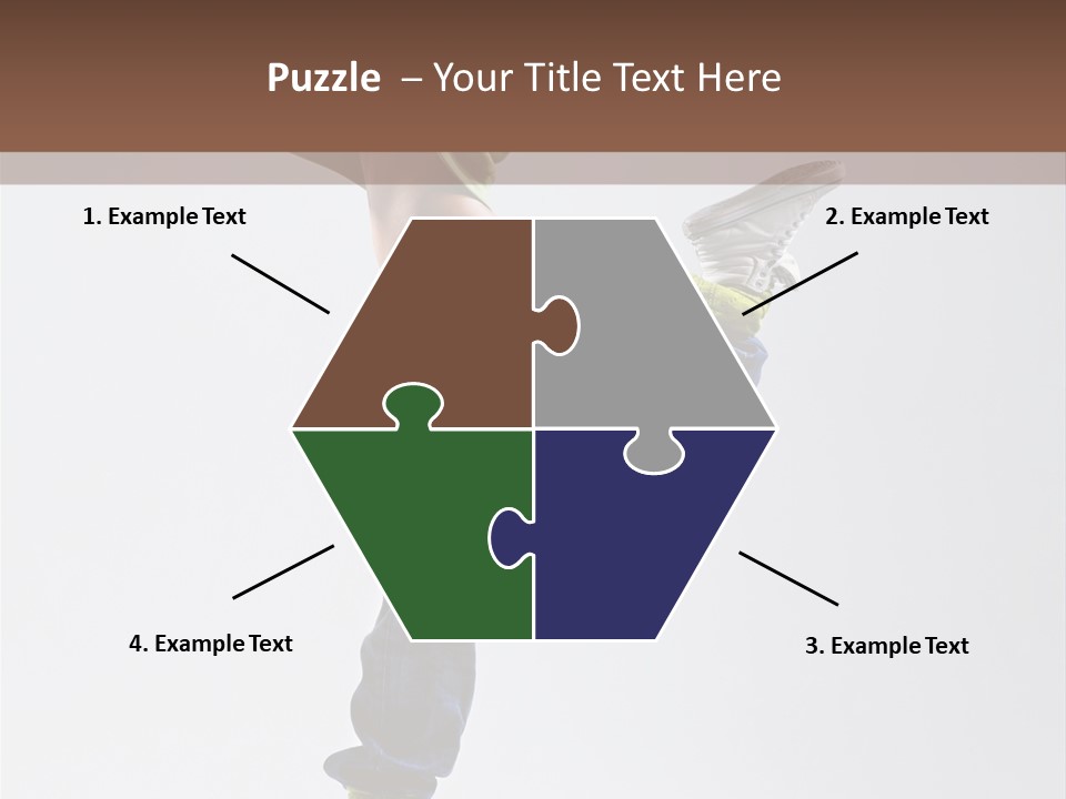 Gymnastic Vertical Fitness PowerPoint Template