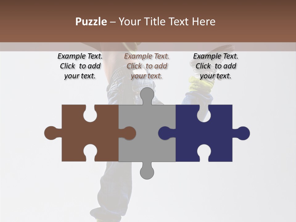 Gymnastic Vertical Fitness PowerPoint Template