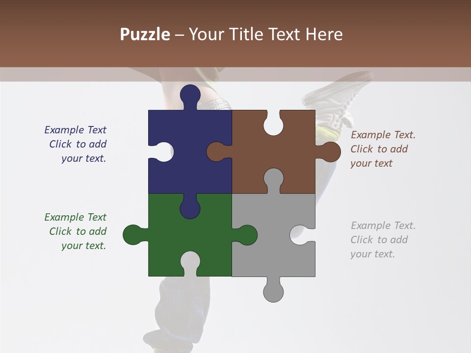 Gymnastic Vertical Fitness PowerPoint Template