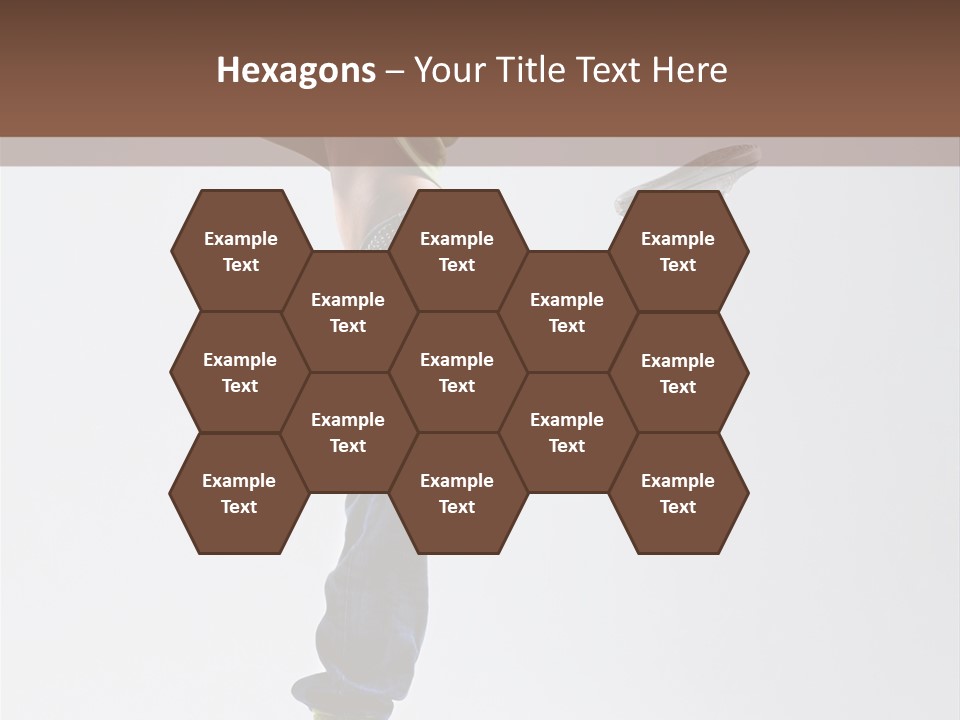 Gymnastic Vertical Fitness PowerPoint Template