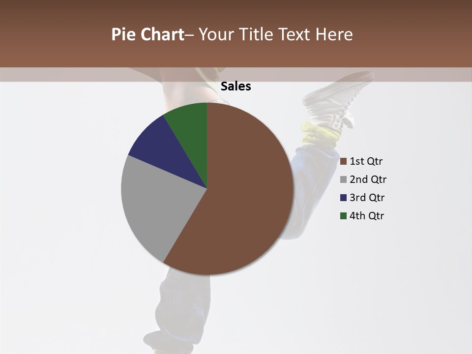 Gymnastic Vertical Fitness PowerPoint Template
