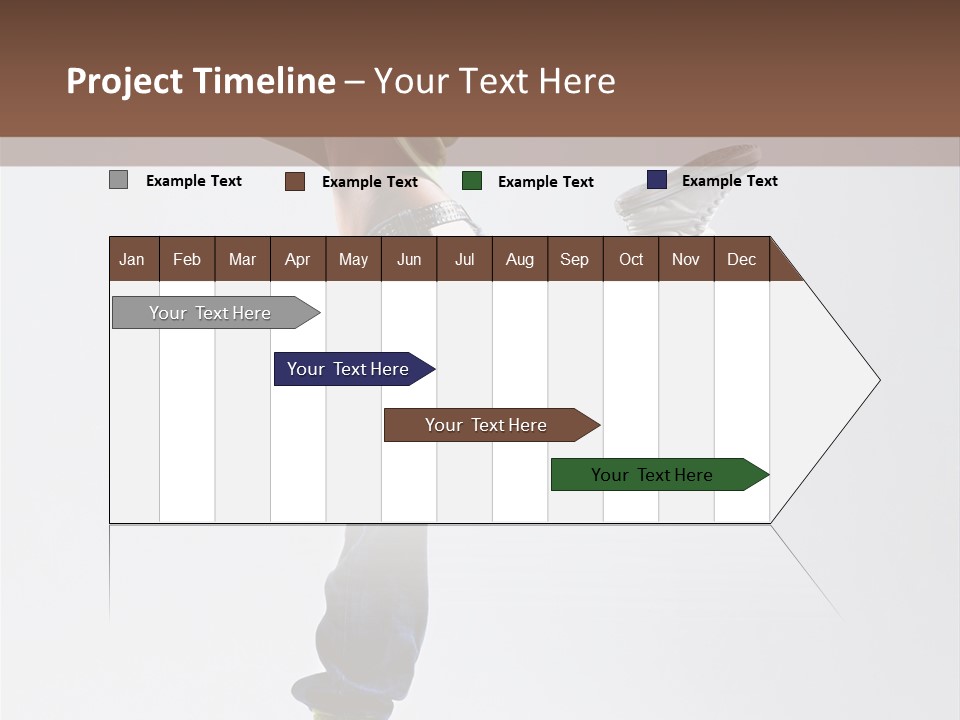 Gymnastic Vertical Fitness PowerPoint Template