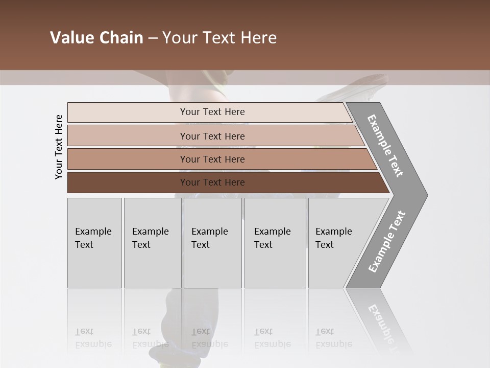 Gymnastic Vertical Fitness PowerPoint Template