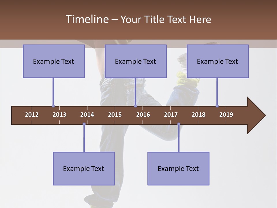 Gymnastic Vertical Fitness PowerPoint Template