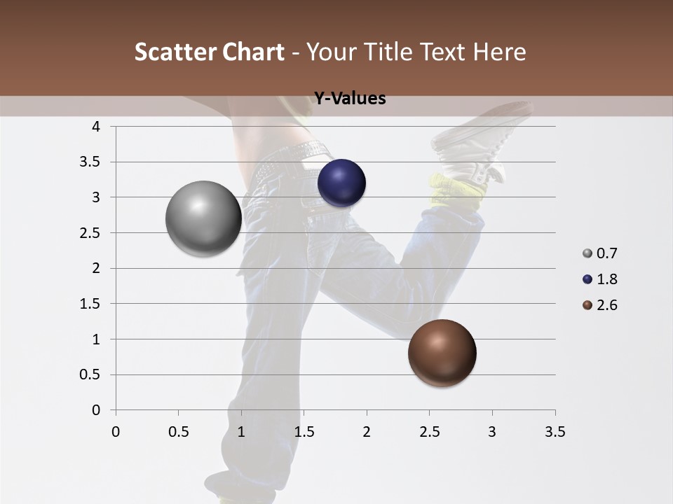 Gymnastic Vertical Fitness PowerPoint Template