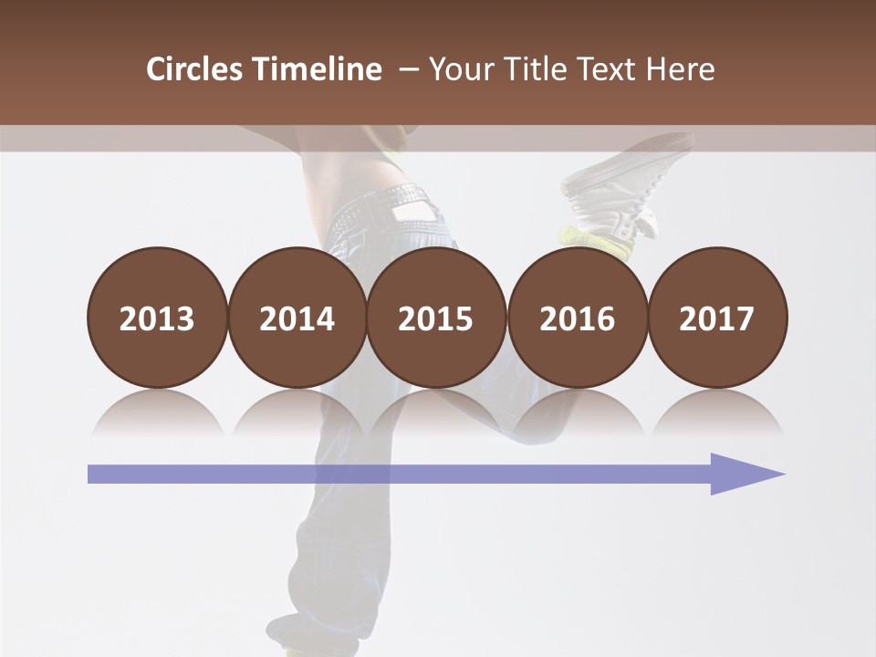 Gymnastic Vertical Fitness PowerPoint Template