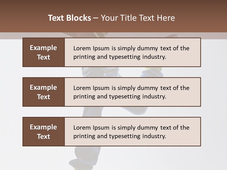 Gymnastic Vertical Fitness PowerPoint Template