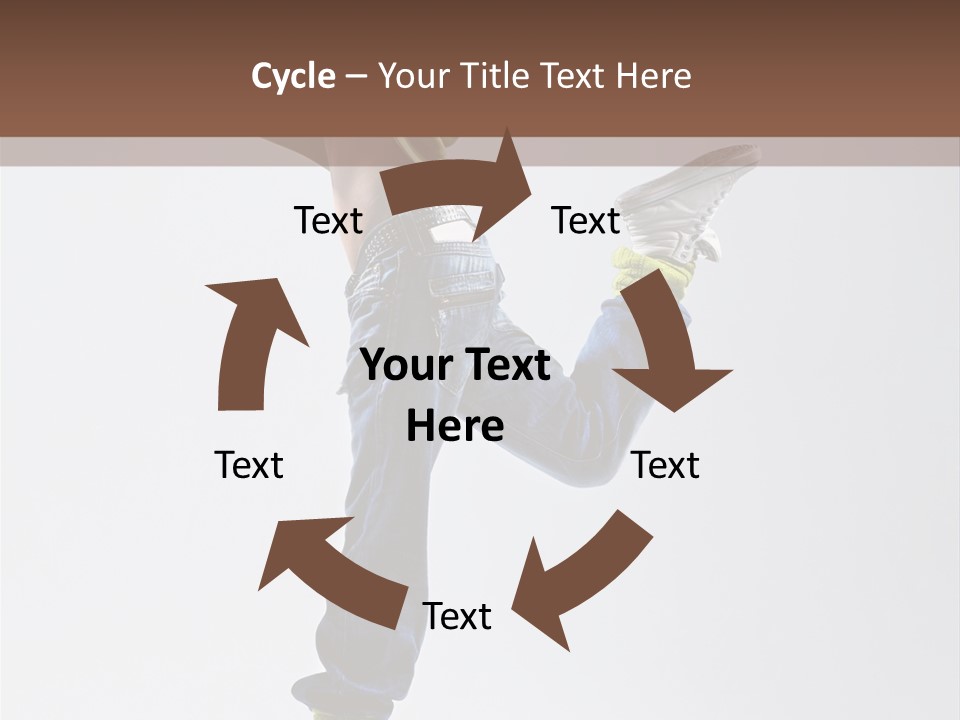 Gymnastic Vertical Fitness PowerPoint Template