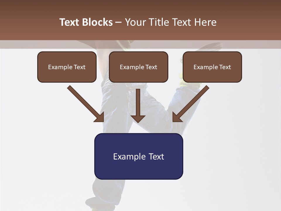 Gymnastic Vertical Fitness PowerPoint Template