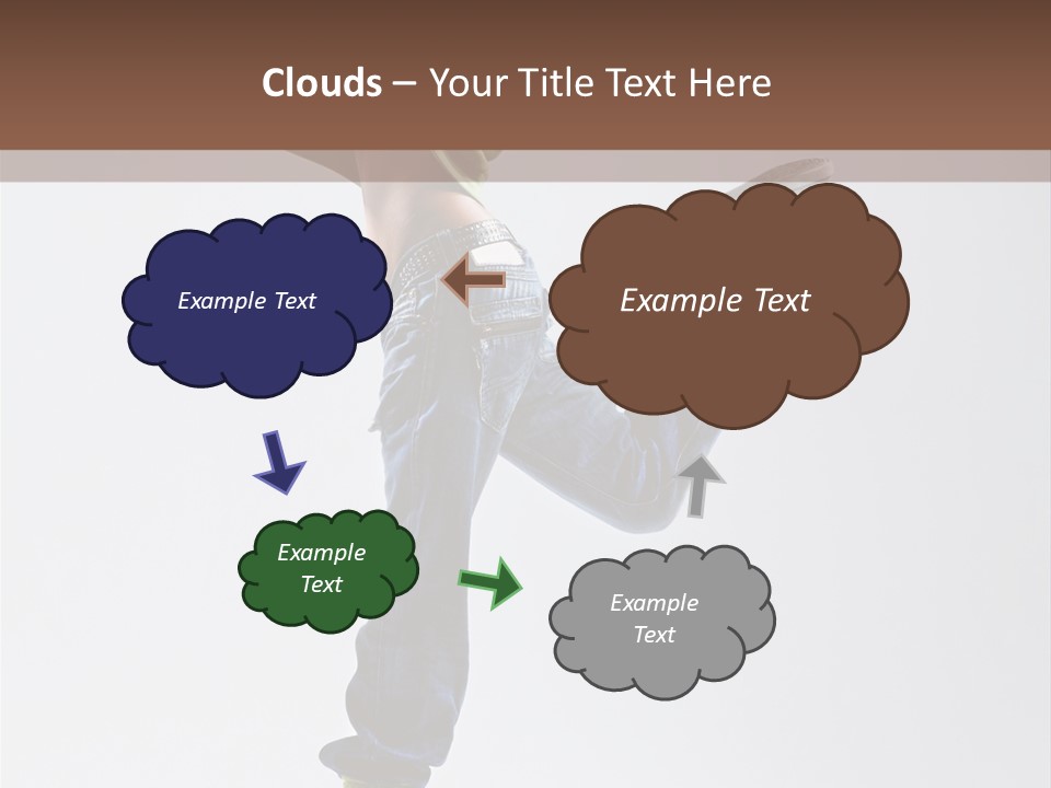 Gymnastic Vertical Fitness PowerPoint Template