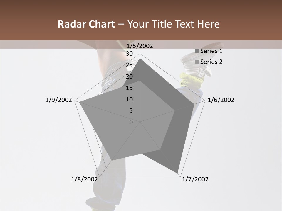 Gymnastic Vertical Fitness PowerPoint Template