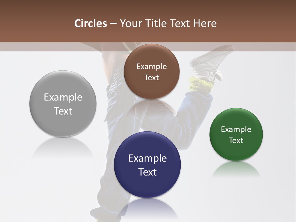 Gymnastic Vertical Fitness PowerPoint Template