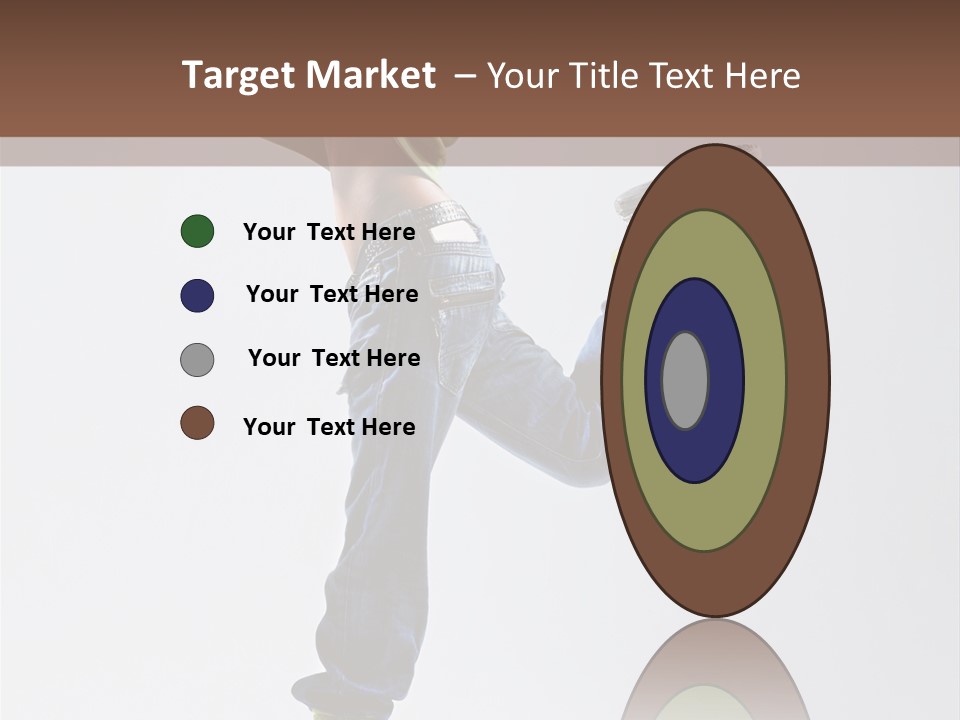 Gymnastic Vertical Fitness PowerPoint Template