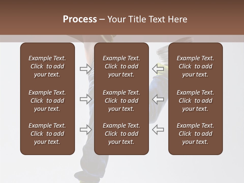 Gymnastic Vertical Fitness PowerPoint Template