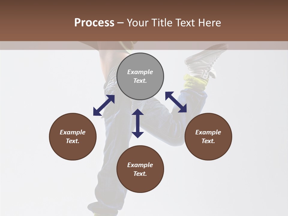 Gymnastic Vertical Fitness PowerPoint Template