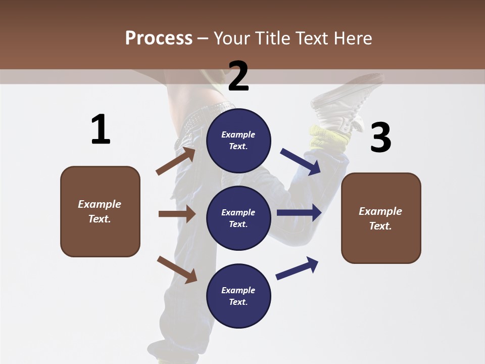 Gymnastic Vertical Fitness PowerPoint Template