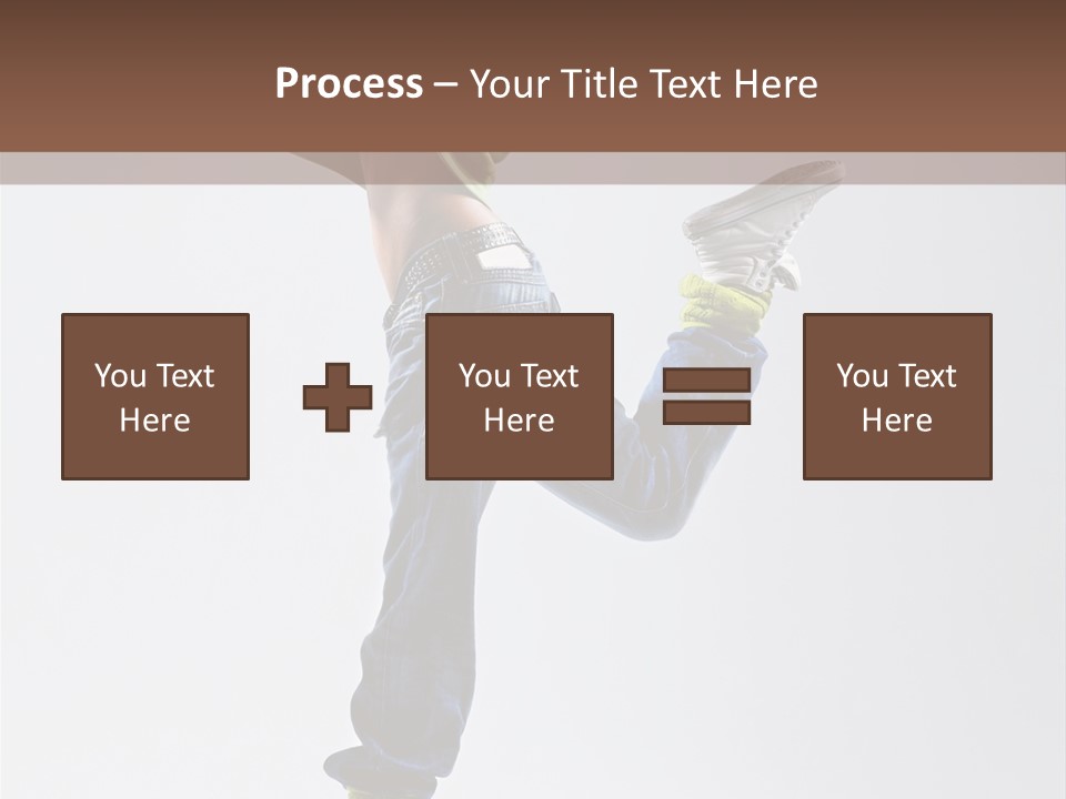 Gymnastic Vertical Fitness PowerPoint Template